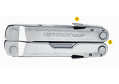 Leatherman REBAR Heathered Cranberry Multitool 17 narzędzi