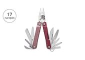Leatherman REBAR Heathered Cranberry Multitool 17 narzędzi
