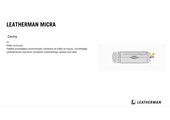 Leatherman MICRA Cappuccino Multitool 10 narzędzi
