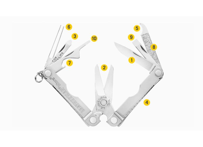 Leatherman MICRA Spruce Multitool 10 narzędzi