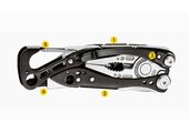 Leatherman SKELETOOL CX Nocturnal Multitool 7 narzędzi stal nierdzewna