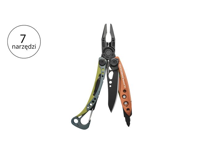 Leatherman SKELETOOL CX Aurora Multitool 7 narzędzi stal nierdzewna