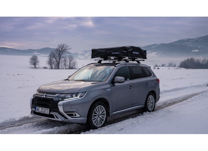Zestaw POWYSTAWOWY Yakima SkyRise M HD - namiot całoroczny na samochód + aneks