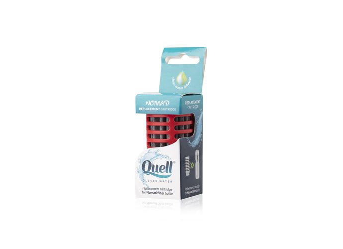 Quell Wymienny filtr do bidonu - czerwony