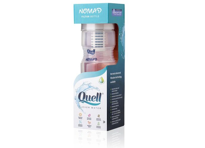 Quell NOMAD Bidon z Filtrem biały
