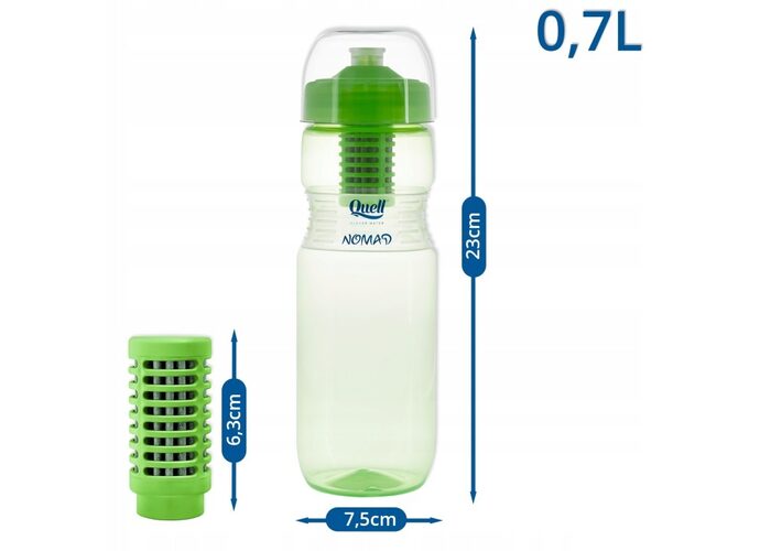 Quell NOMAD Bidon z Filtrem zielony