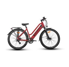 Barton Sophia rower elektryczny czerwony