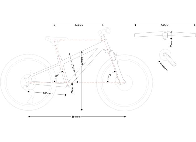 Rower dziecięcy roko.bike 20"S amortyzowany niebieski