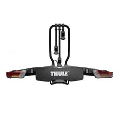 Thule EasyFold XT 934 czarny bagażnik na hak na 3 rowery z pokrowcem i ochraniaczmi kół karbonowych