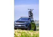 Menabo Clover SX Czarny aluminiowy uchwyt rowerowy na dach do e-bike (lewostronny)