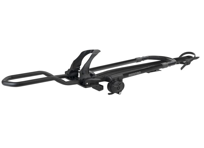 Menabo Clover SX Czarny aluminiowy uchwyt rowerowy na dach do e-bike (lewostronny)