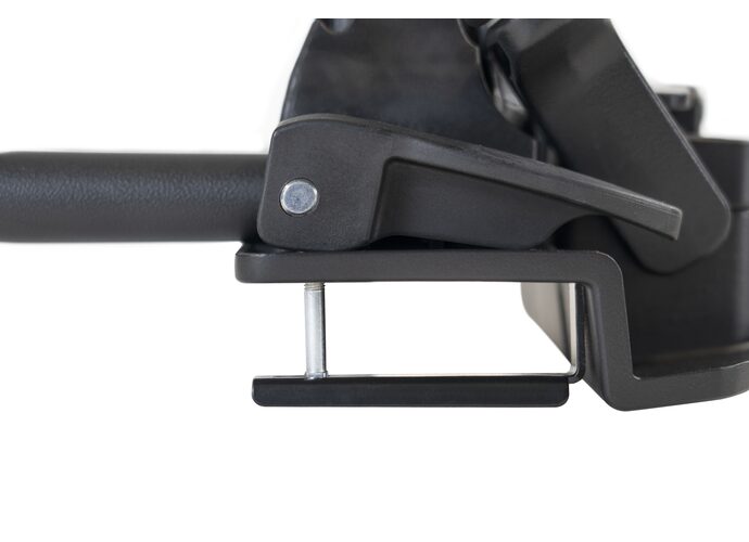 Menabo Clover SX Czarny aluminiowy uchwyt rowerowy na dach do e-bike (lewostronny)