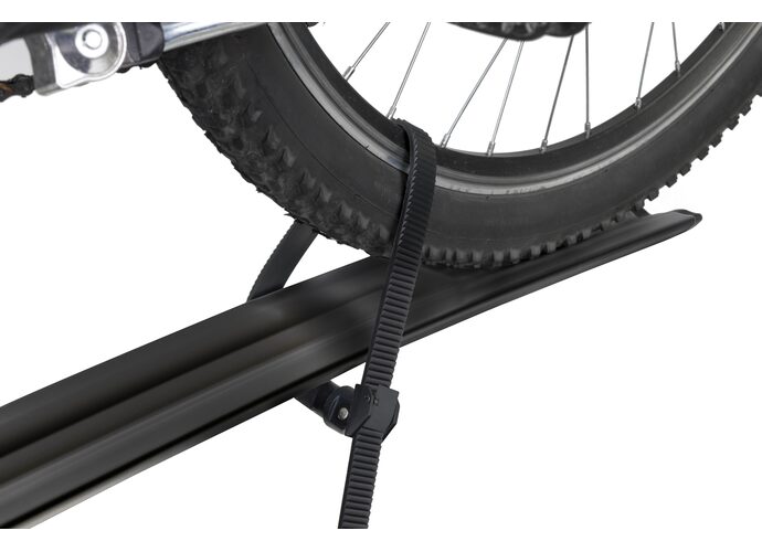 Menabo Clover SX Czarny aluminiowy uchwyt rowerowy na dach do e-bike (lewostronny)