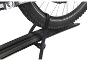Menabo Clover SX Czarny aluminiowy uchwyt rowerowy na dach do e-bike (lewostronny)