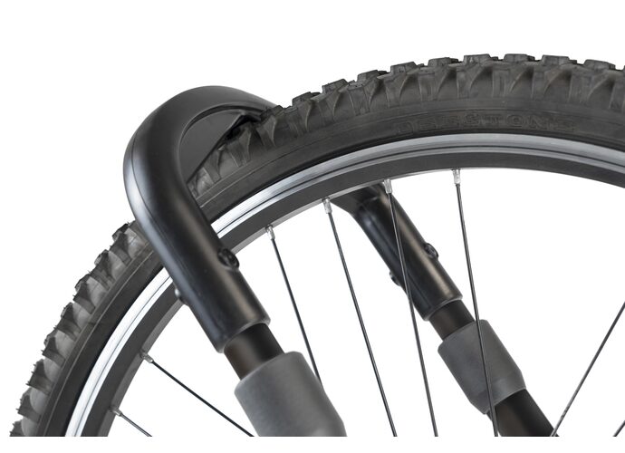 Menabo Clover SX Czarny aluminiowy uchwyt rowerowy na dach do e-bike (lewostronny)