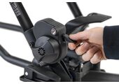 Menabo Clover SX Czarny aluminiowy uchwyt rowerowy na dach do e-bike (lewostronny)
