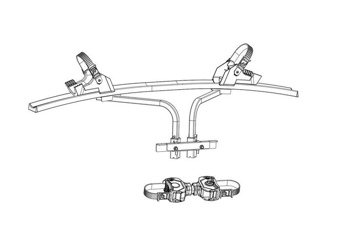 Przystawka na 3-ci / 4-ty rower do platformy Stelvio