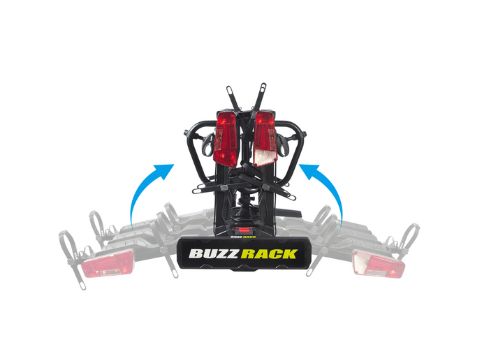 BuzzRack Scorpion Pro 3 - składany bagażnik na hak na 3 rowery