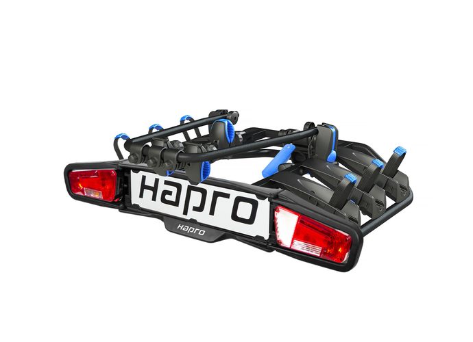 Hapro Atlas Premium III - platforma rowerowa na 3 rowery odchylana