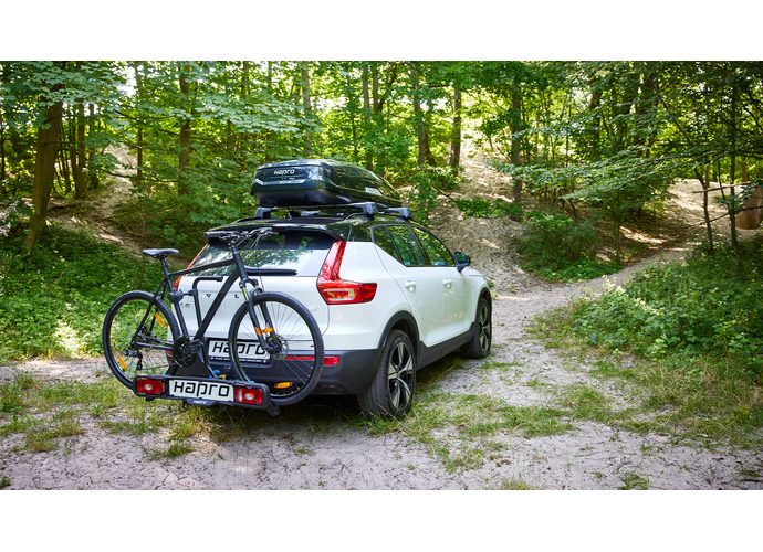 Hapro Atlas Premium III - platforma rowerowa na 3 rowery odchylana