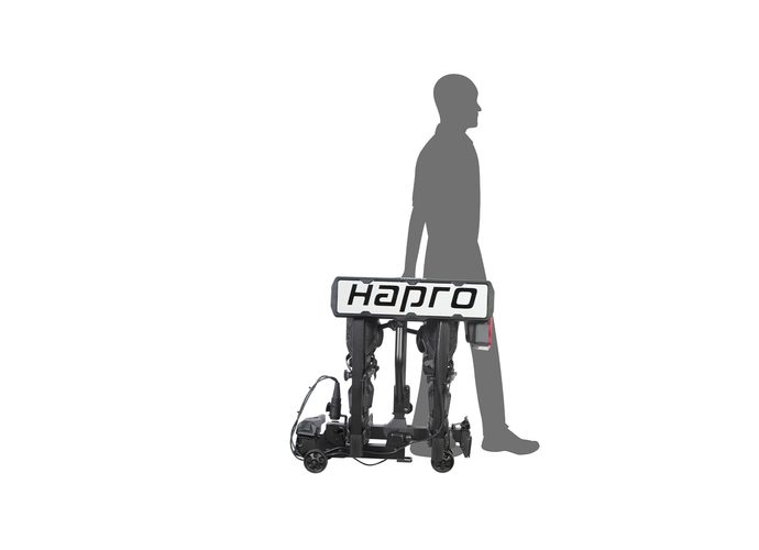 Hapro Atlas Premium Xfold II 2.0 - składana platforma rowerowa na 2 rowery
