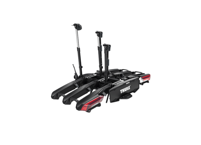 Thule Epos ParkSecure składany bagażnik z czujnikami parkowania na hak na 3 rowery