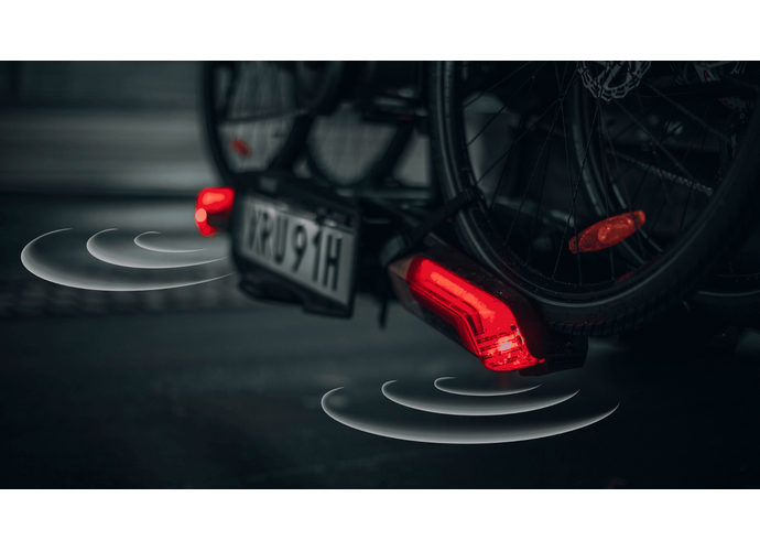 Thule Epos ParkSecure składany bagażnik z czujnikami parkowania na hak na 3 rowery