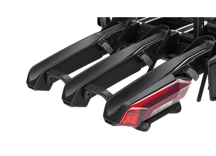 Thule Epos ParkSecure składany bagażnik z czujnikami parkowania na hak na 3 rowery