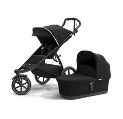 Thule Urban Glide 2 Black on Black wózek biegowy z gondolą w zestawie