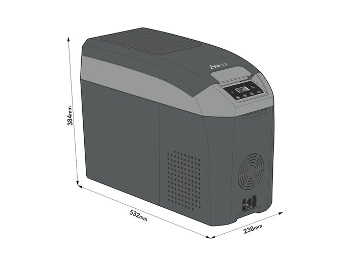 Yolco Przenośna lodówka kompresorowa ARC18 Space Grey