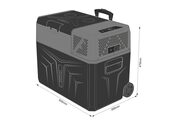 Yolco Przenośna lodówka kompresorowa BCX40 Carbon