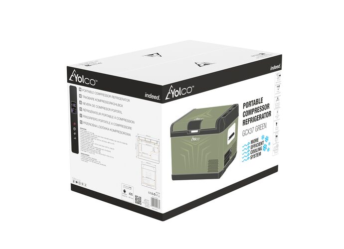 Yolco Przenośna lodówka kompresorowa GCX37 Green
