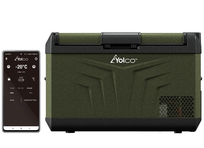 Yolco Przenośna lodówka kompresorowa GCX37 Green