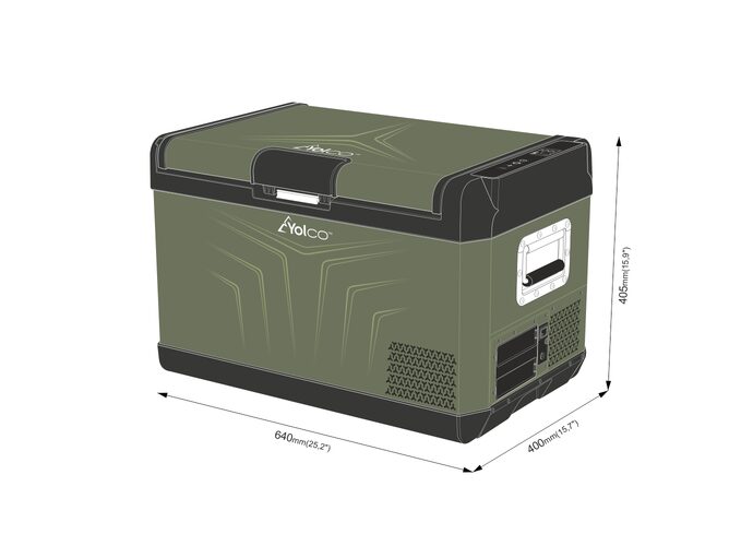 Yolco Przenośna lodówka kompresorowa GCX37 Green