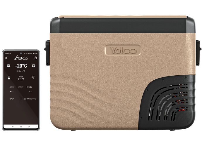 Yolco Przenośna lodówka kompresorowa KX40 Sand