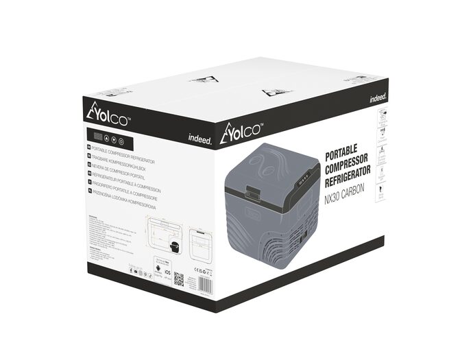 Yolco Przenośna lodówka kompresorowa NX30 Carbon