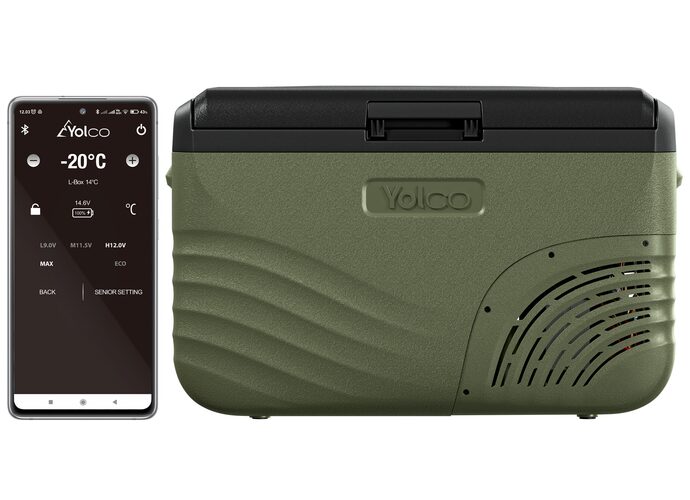 Yolco Przenośna lodówka kompresorowa NX30 Green