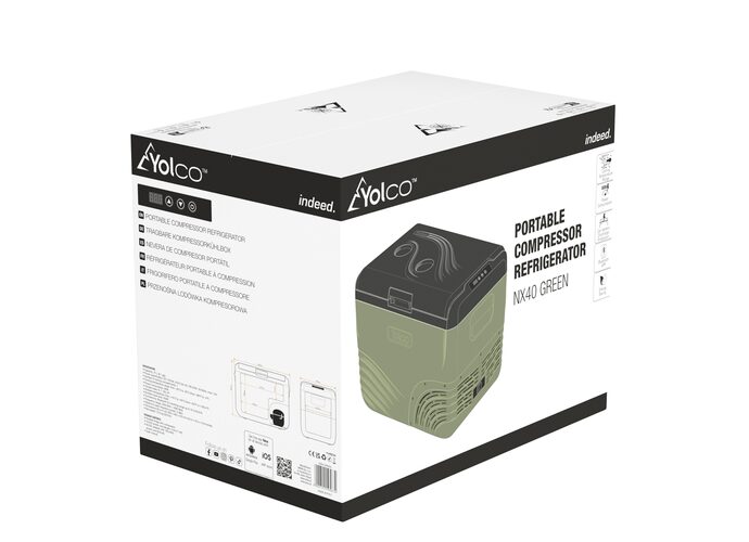Yolco Przenośna lodówka kompresorowa NX40 Green