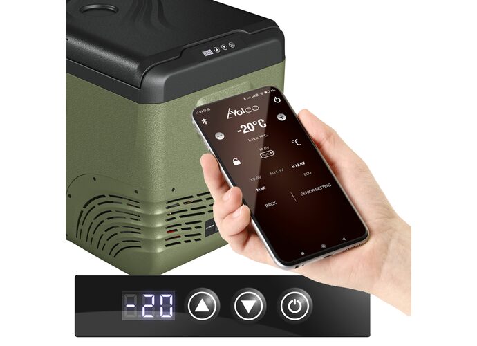 Yolco Przenośna lodówka kompresorowa NX40 Green
