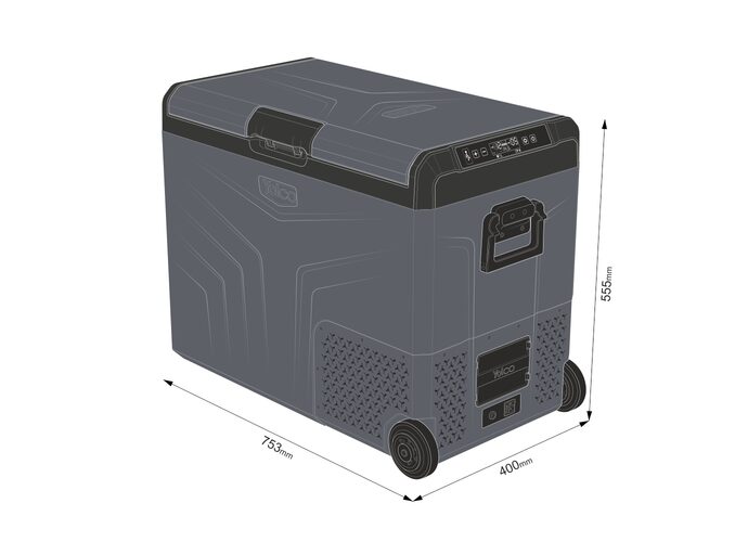 Yolco Przenośna lodówka kompresorowa TCX60 Carbon