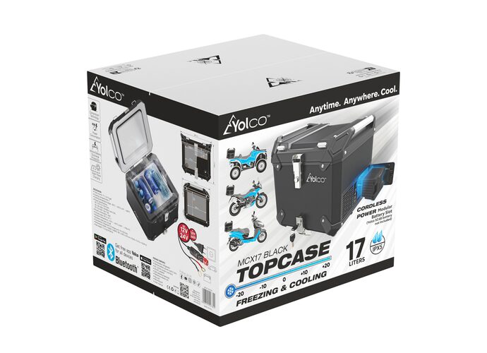 Yolco Lodówka motocyklowa MCX17 Black