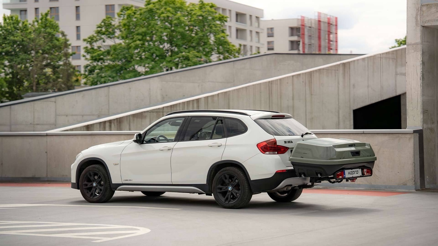 Hapro Boxer Sage Green - box na hak holowniczy