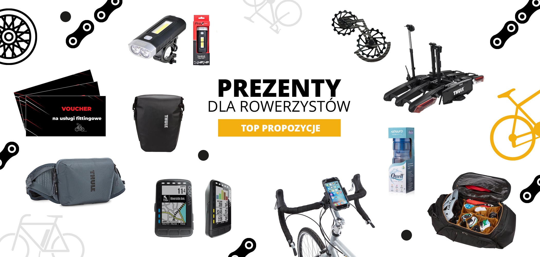 Top 10 prezentów dla rowerzysty