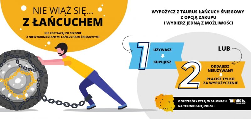 Taurus rusza z akcją promocyjną "Nie wiąż się z łańcuchem"