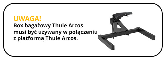 Arcos XL - box na hak, na narty