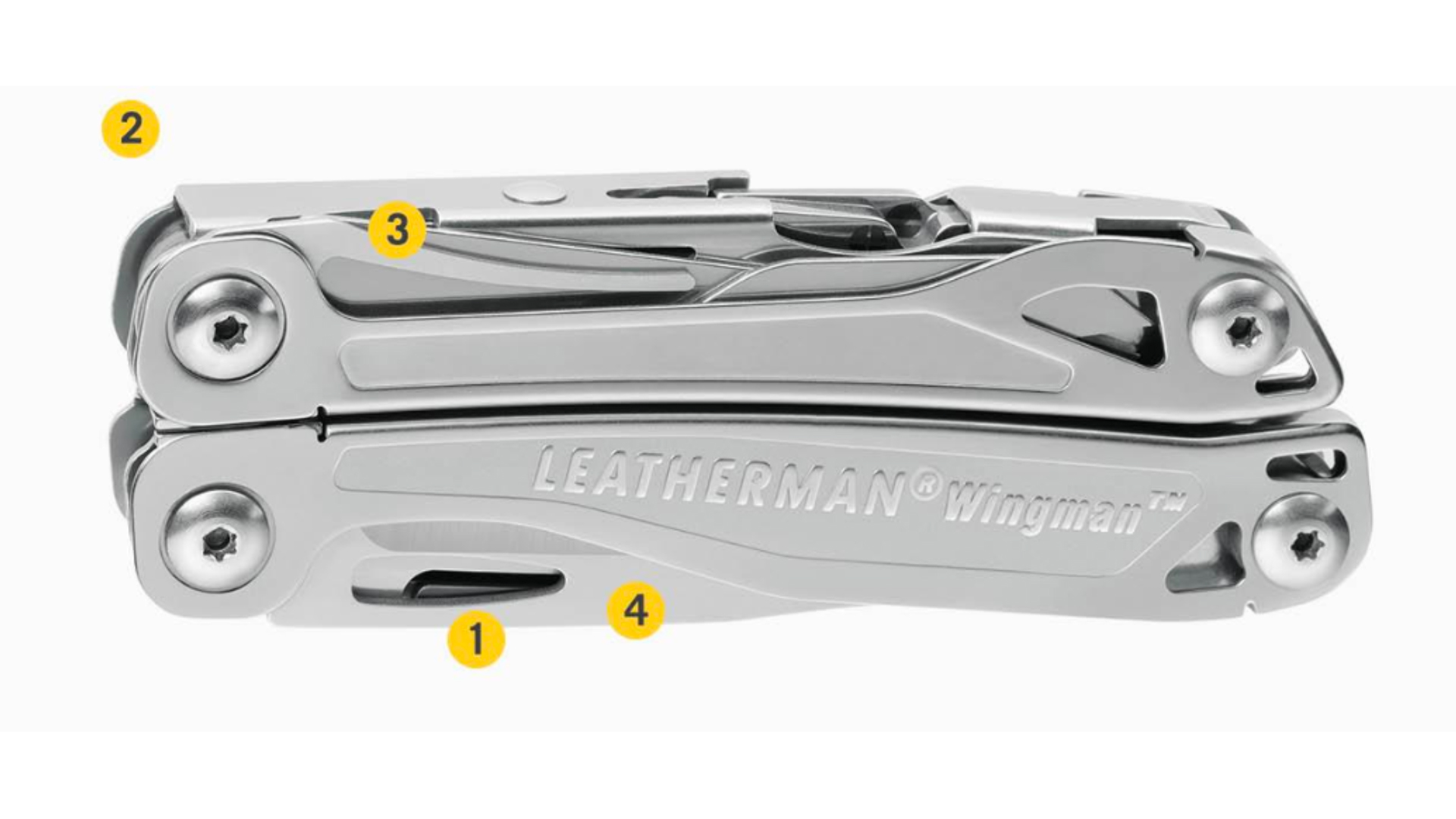 Leatherman WINGMAN Multitool 14 narzędzi stal nierdzewna