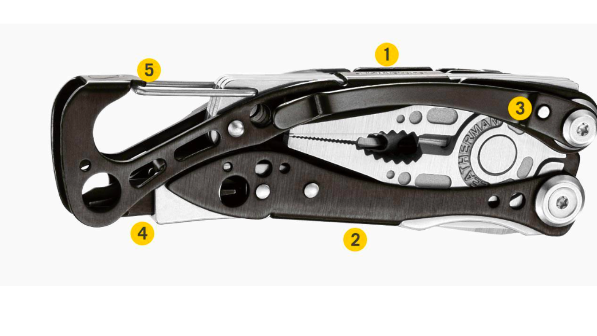 Leatherman SKELETOOL CX Onyx Multitool 7 narzędzi stal nierdzewna