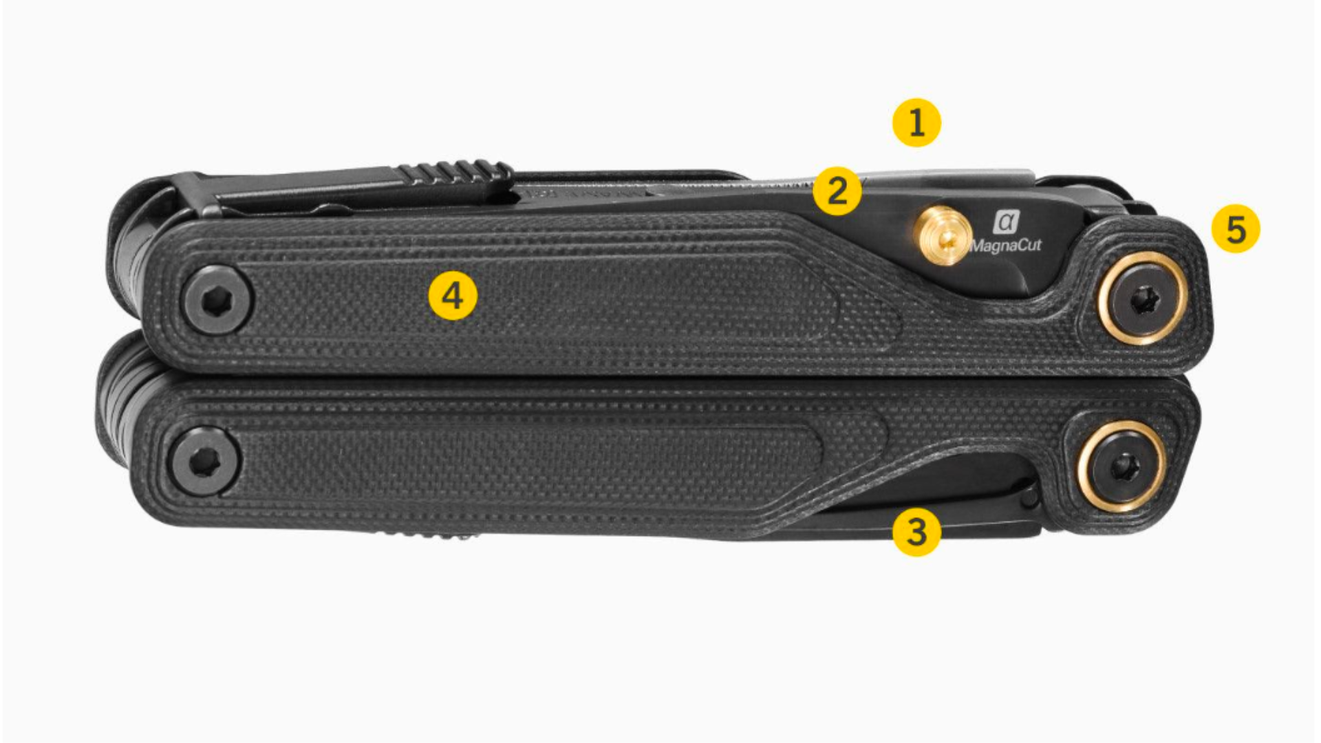 Leatherman WAVE ALPHA Obsidian Multitool 16 narzędzi stal nierdzewna